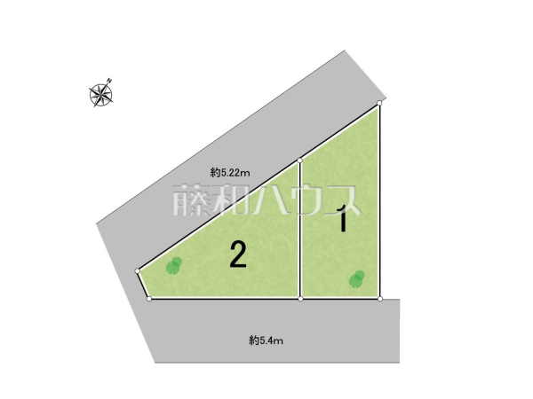 全体区画図　【練馬区東大泉２丁目】