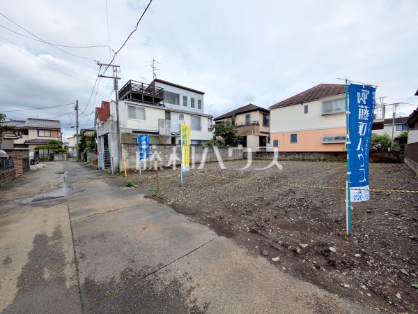 接道状況および現場風景　【立川市砂川町２丁目】