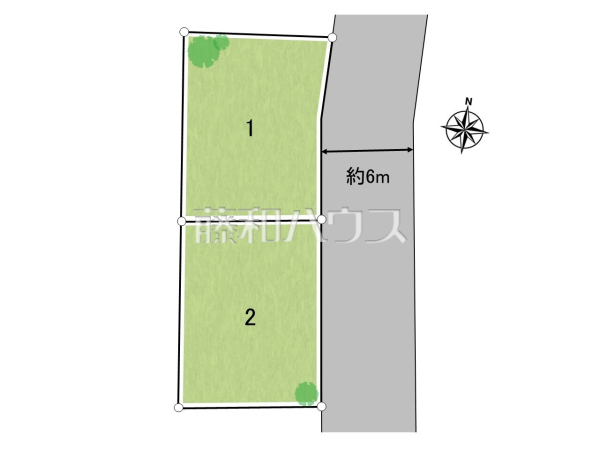 全体区画図　【所沢市大字北秋津】 見学はしたいけど、なかなか時間が取れない・・・そんな方に出勤前や仕事終わりにマイホームを見学できるサポートをいたします。 