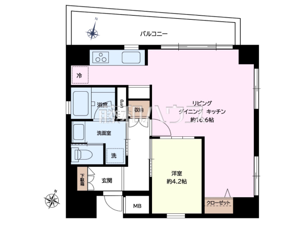 間取図　【グランドメゾン高円寺】