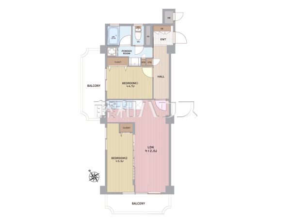 間取図　【富士見ステータス】