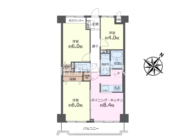 間取図　【豊栄アンバサダー調布】