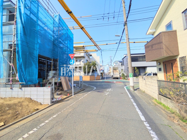 接道状況および現場風景　【杉並区下井草４丁目】