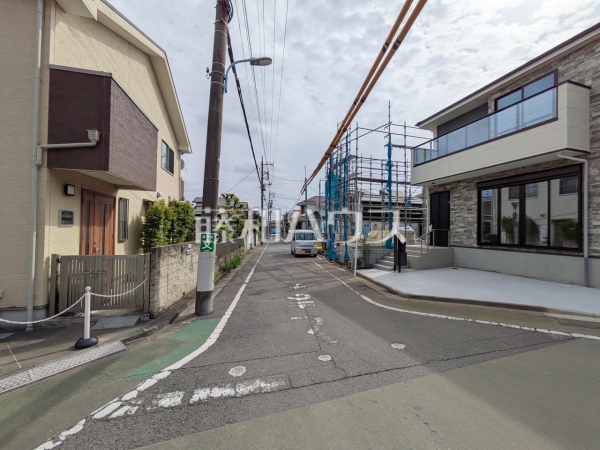 接道状況および現場風景　【杉並区下井草４丁目】