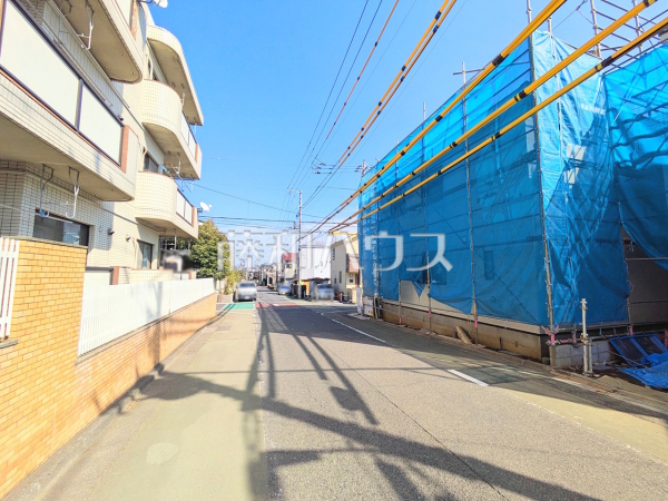 接道状況および現場風景　【杉並区下井草４丁目】