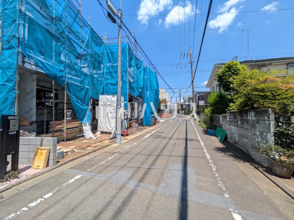 接道状況および現場風景　【杉並区下井草４丁目】