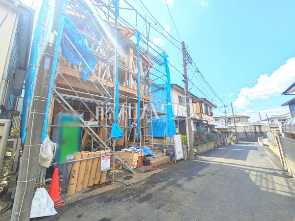 接道状況および現場風景　【東村山市秋津町５丁目】