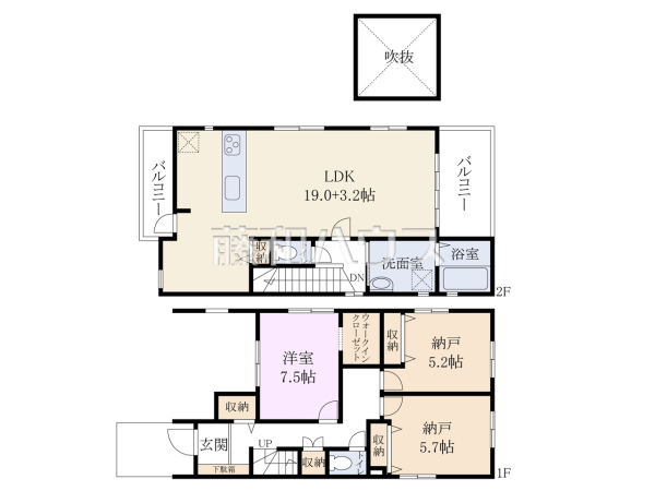 間取図　【東村山市秋津町５丁目】