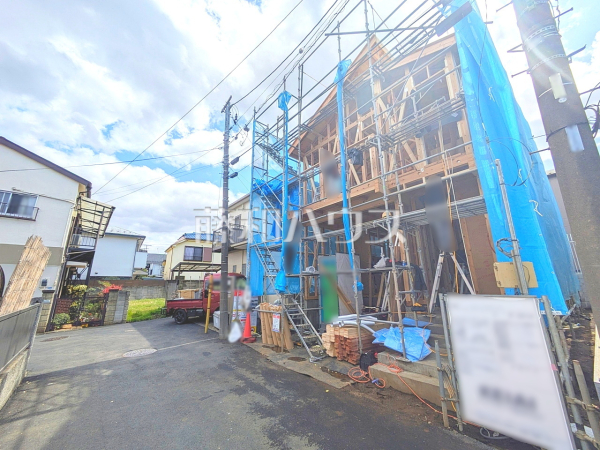 接道状況および現場風景　【東村山市秋津町５丁目】