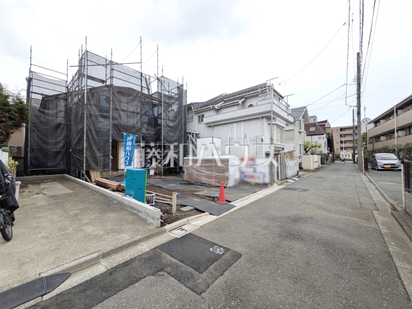 接道状況および現場風景　【三鷹市牟礼５丁目】
