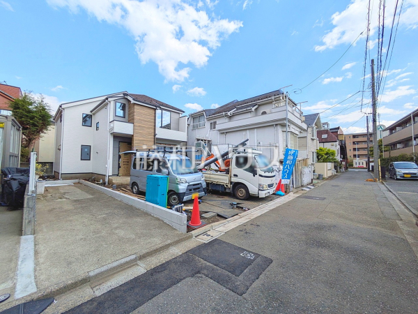 接道状況および現場風景　【三鷹市牟礼５丁目】