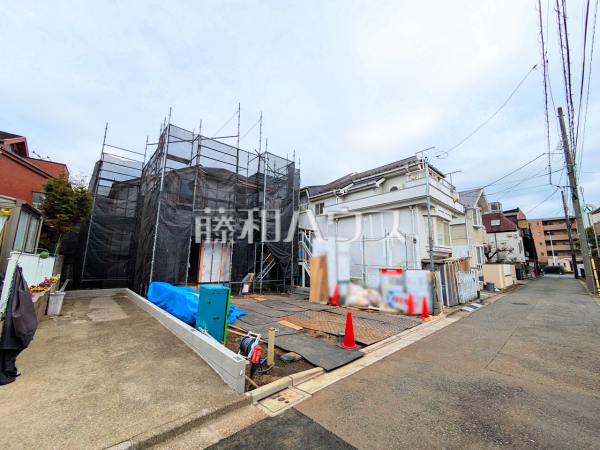 接道状況および現場風景　【三鷹市牟礼５丁目】