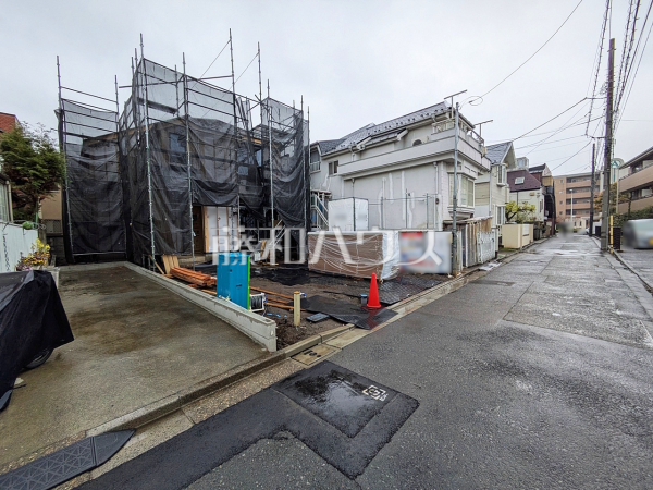 接道状況および現場風景　【三鷹市牟礼５丁目】