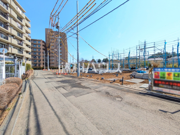 接道状況および現場風景　【小金井市前原町４丁目】