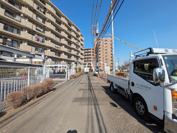 接道状況および現場風景　【小金井市前原町４丁目】