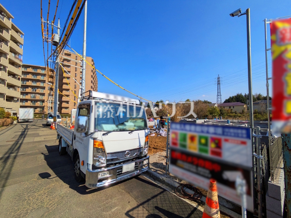接道状況および現場風景　【小金井市前原町４丁目】