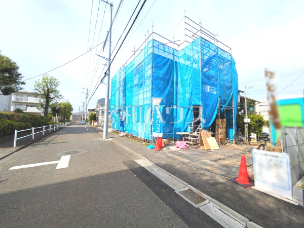 接道状況および現場風景　【三鷹市井口５丁目】