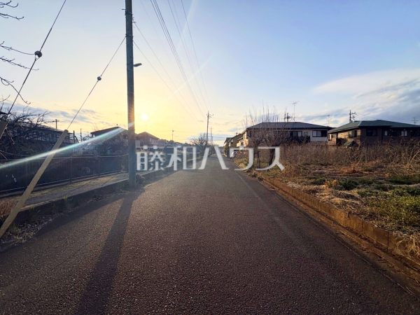接道状況および現場風景　【日野市三沢】