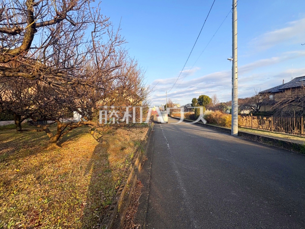 接道状況および現場風景　【日野市三沢】