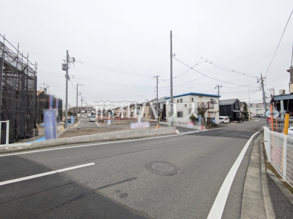 接道状況および現場風景　【八王子市泉町】