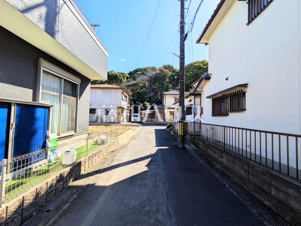 接道状況および現場風景　【小牧市堀の内１丁目】