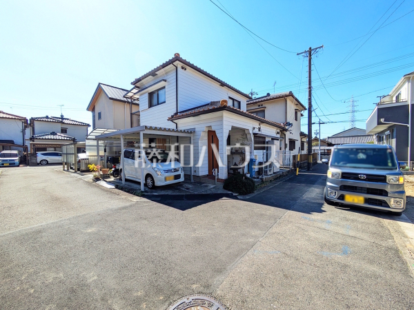 接道状況および現場風景　【小牧市堀の内１丁目】