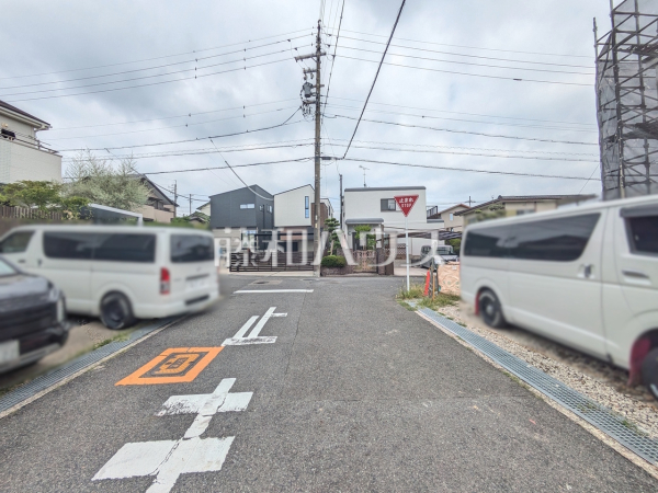 接道状況および現場風景　【春日井市高森台２丁目】