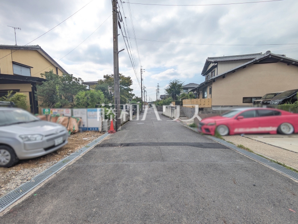 接道状況および現場風景　【春日井市高森台２丁目】