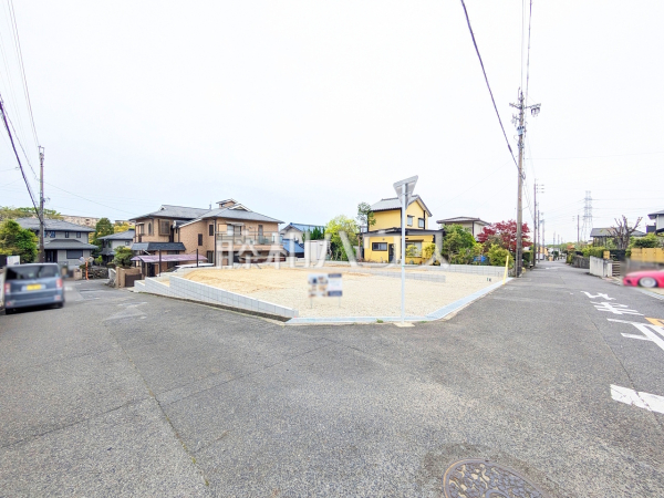 接道状況および現場風景　【春日井市高森台２丁目】