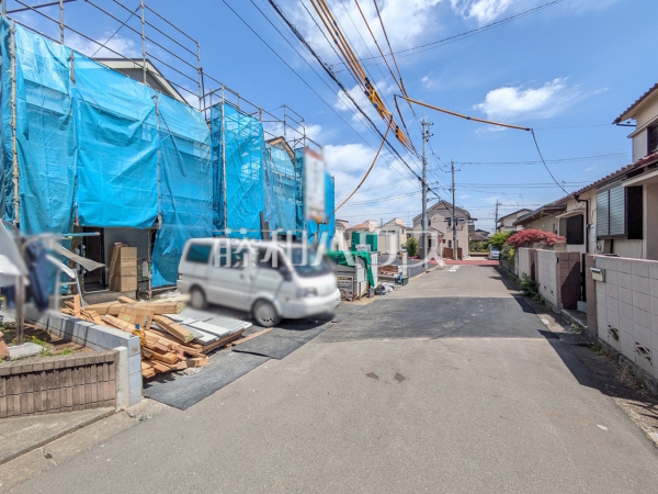 接道状況および現場風景　【武蔵村山市三ツ藤１丁目】