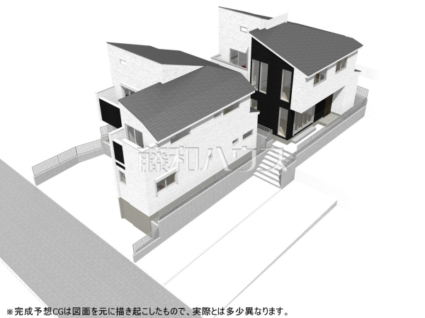 完成予想図（外観）　【日野市東豊田１丁目】