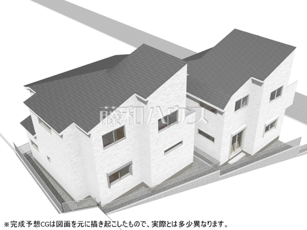完成予想図（外観）　【日野市東豊田１丁目】