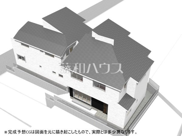 完成予想図（外観）　【日野市東豊田１丁目】
