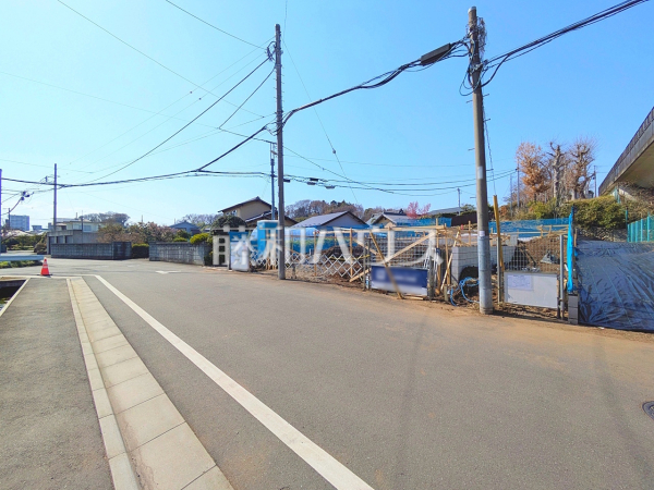 接道状況および現場風景　【日野市東豊田１丁目】