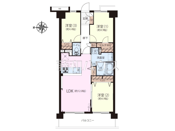 間取図　【アドリーム石神井公園】