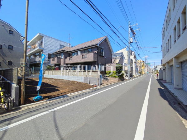 接道状況および現場風景　【武蔵野市西久保３丁目】