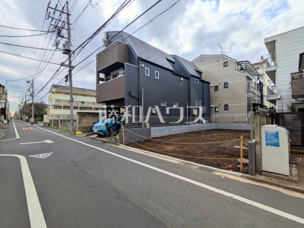 接道状況および現場風景　【武蔵野市西久保３丁目】