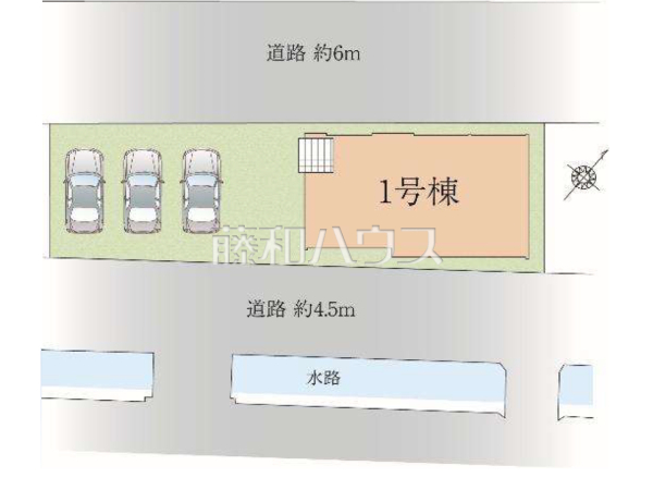 全体区画図　【糟屋郡志免町田富４丁目】