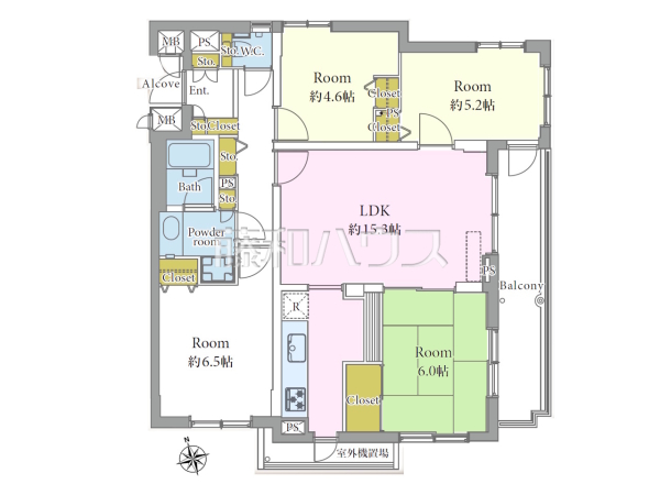 間取図　【グランヴェール高円寺WEST】