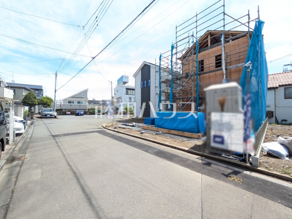 接道状況および現場風景　【八王子市大和田町１丁目】