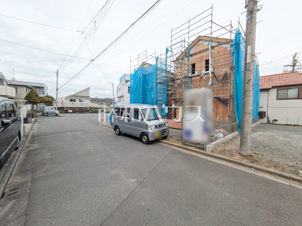 接道状況および現場風景　【八王子市大和田町１丁目】