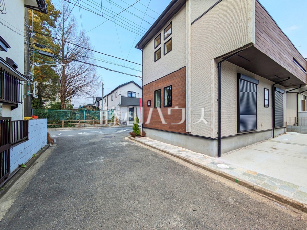 接道状況および現場風景　【志木市上宗岡３丁目】