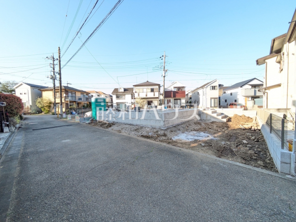 接道状況および現場風景　【八王子市長房町】
