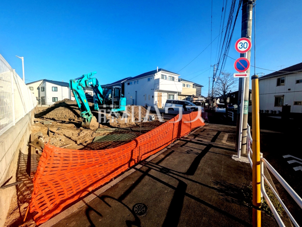 接道状況および現場風景　【府中市南町２丁目】