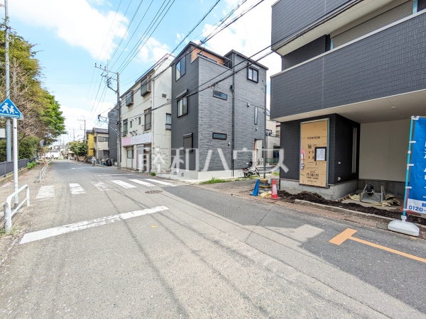 接道状況および現場風景　【和光市白子２丁目】