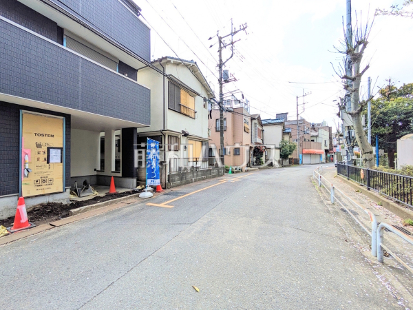 接道状況および現場風景　【和光市白子２丁目】