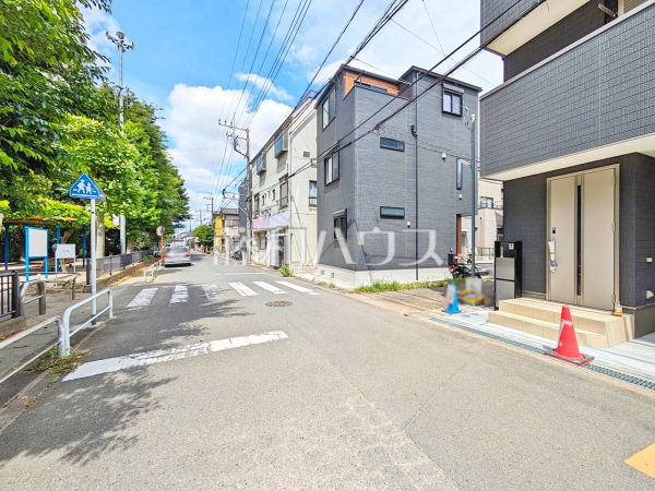 接道状況および現場風景　【和光市白子２丁目】