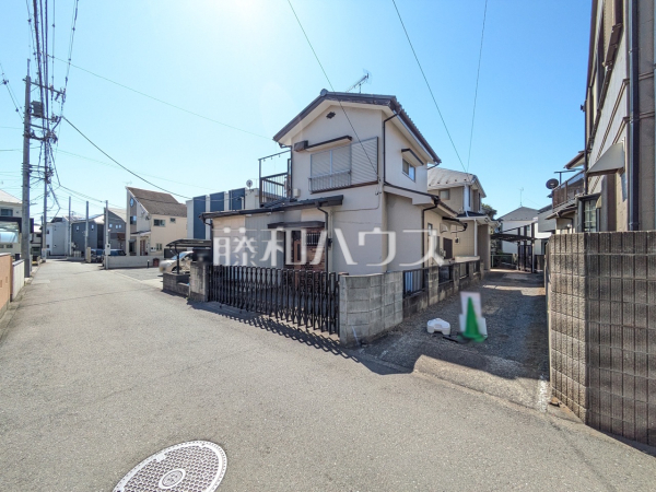接道状況および現場風景　【昭島市田中町１丁目】