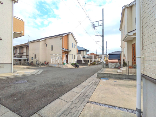 接道状況および現場風景　【八王子市大谷町】