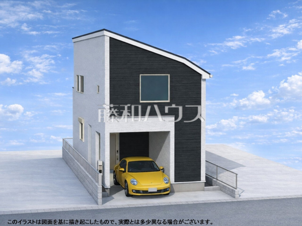 完成予想図（外観）　【立川市高松町２丁目】